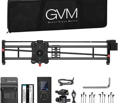 GVM GP-120QD Motorized Carbon Fiber Video Camera Slider (48")