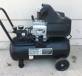 Central Pneumatic portable air compressor