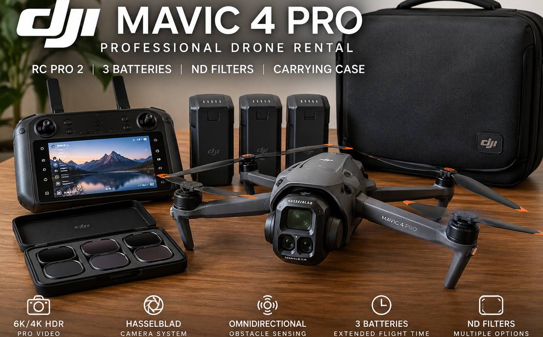 DJI Mavic 4 Pro Fly More Combo – RC Pro 2 + 3 Batteries + ND Filters