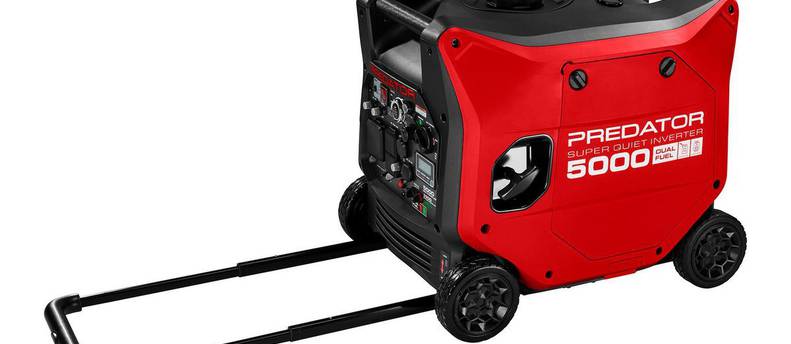 PREDATOR 5000 Watt Dual-Fuel SUPER QUIET Inverter Generator