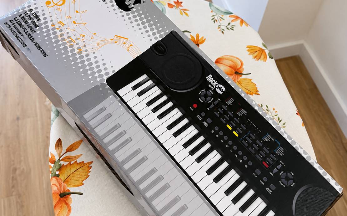 RockJam 61-Key Electronic Keyboard | Perfect for Beginners & Piano Practice