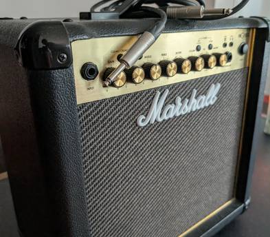 Marshall mg15fx 15w guitar amp (includes 1 cable)