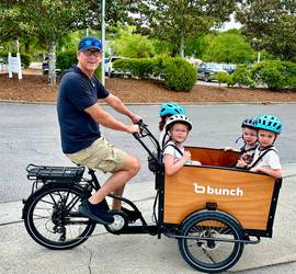 Bunch Bike Original 4 - Electric Cargo Trike For Families