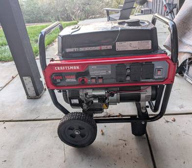 7,000W Portable Generator (10,500W Starting) – Craftsman