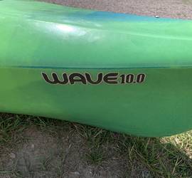 Kayak One Person 10’ Perception Wave With Paddle
