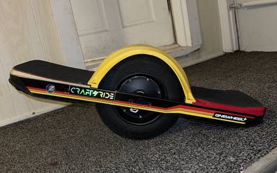 Onewheel XR with treaded tire