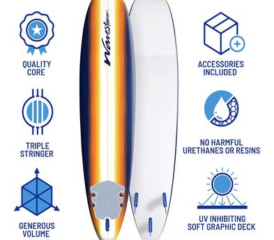 Soft Top Surfboard Wave Storm brand