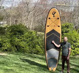 10’ Inflatable stand up paddle board, 6 available