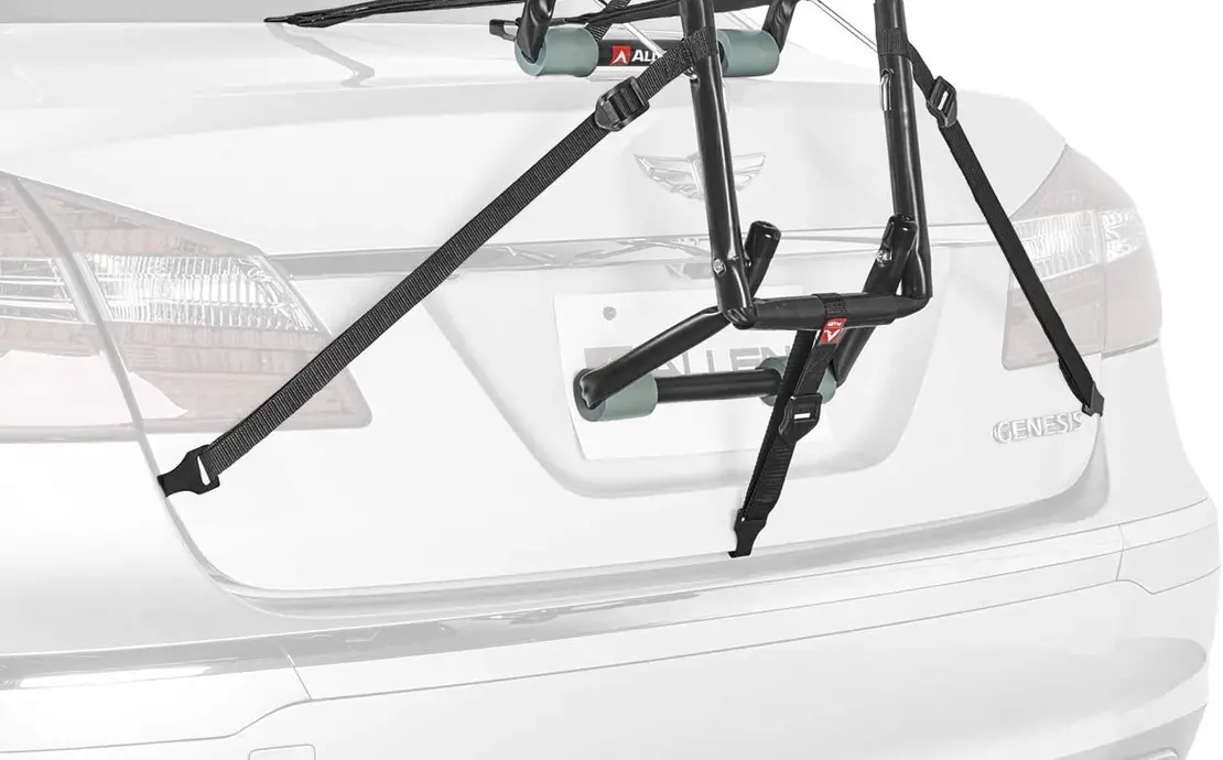 BIKE RACK FOR 2 BIKES - Deluxe Trunk Mounted Bike Rack for 2 bikes - FITS MOST CARS