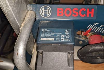Bosch GTS1031 table saw