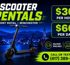 E-scooter front royal and winchester