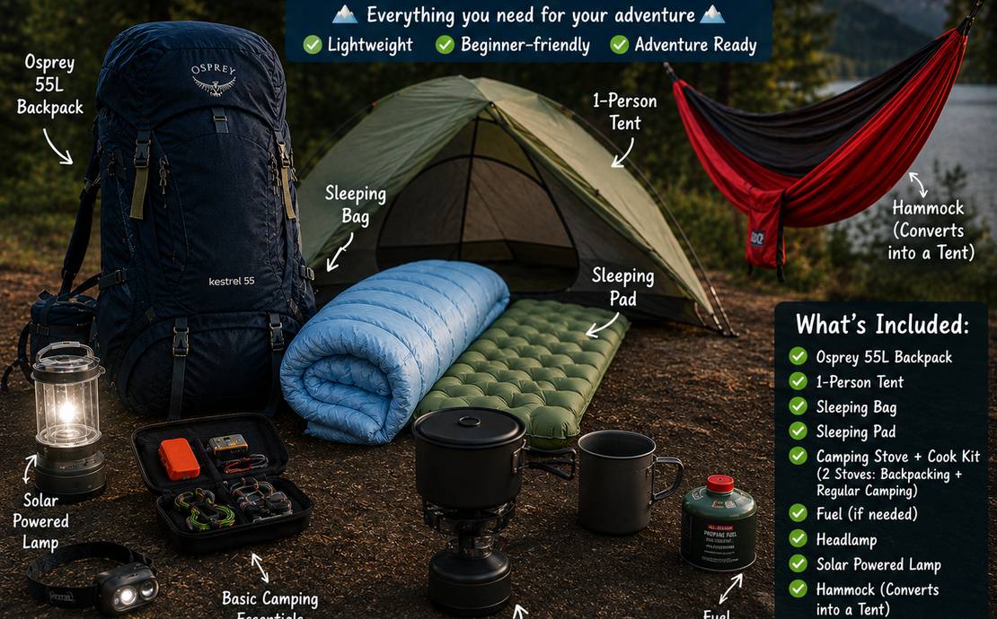 Beginner Backpacking Kit