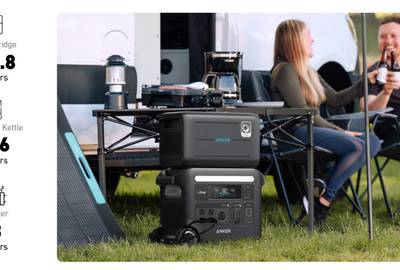 portable power station for laptop PECRON E500LFP Portable Power Station 600W 576Wh