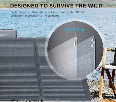 EcoFlow 400W Solar Panel Outdoor Camping Battery Station Generator Foldable