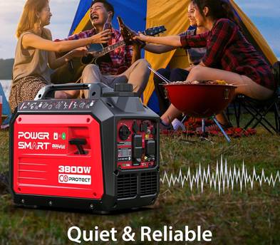 PowerSmart 3800 Watt Dual Fuel Generator Gas and Propane, RV Ready Outlet Home Backup, Camping and Tailgating