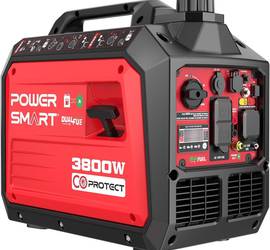 PowerSmart 3800 Watt Dual Fuel Generator Gas and Propane, RV Ready Outlet Home Backup, Camping and Tailgating