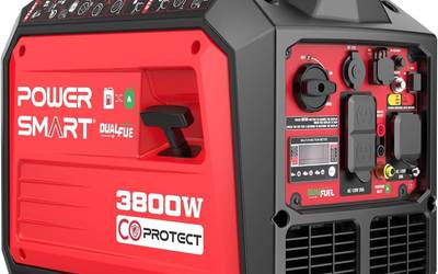 PowerSmart 3800 Watt Dual Fuel Generator Gas and Propane, RV Ready Outlet Home Backup, Camping and Tailgating