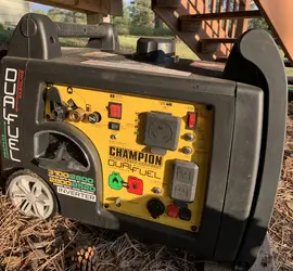 Champion Quiet 3100 Watt Inverter Generator Dual Fuel Camper Generator
