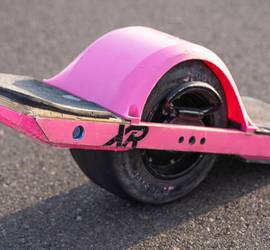 Onewheel XR with Hoosier Whisper Tire and Footpads