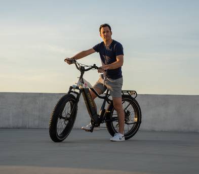 IMREN Electric Bike ebike for Adults. Powerful 750W Motor. Shimano 7-Speed when used as a regular bike. Fat Tire.