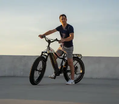 IMREN Electric Bike ebike for Adults. Powerful 750W Motor. Shimano 7-Speed when used as a regular bike. Fat Tire.