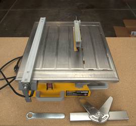 7" Wet Tile Saw – 0.75 HP Stainless Steel Table