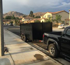 Dump Trailer / 12x8x4 Dual Axle 3 tons MAX