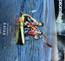 Tandem inflatable kayak w/ 2 oars & 2 life vests