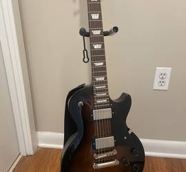 Epiphone Les Paul Studio Electric Guitar with Donner Practice Amp, Stand