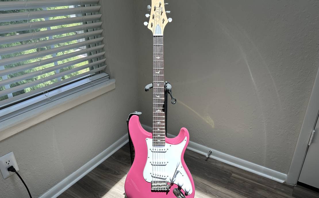 PRS SE Silver Sky Dragon Fruit Electric Guitar