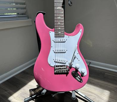 PRS SE Silver Sky Dragon Fruit Electric Guitar