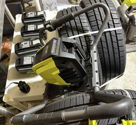 Ryobi 40 V Auger with 21” extension