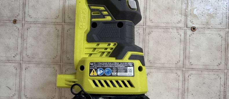Ryobi 18+ 1/4 sheet sander