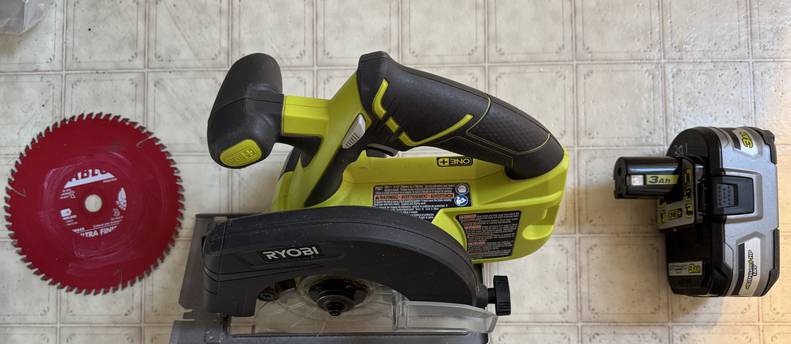 Ryobi 18+ 6 1/2 inch circular saw