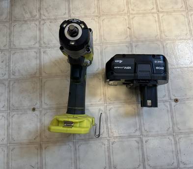 Ryobi 18+ 3/8 inch impact wrench