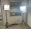 Studio lighting with filters, tripods.  Set of two. Full color spectrum by neewer