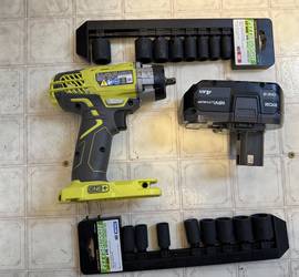 Ryobi 18+ 3/8 inch impact wrench