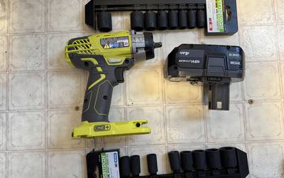 Ryobi 18+ 3/8 inch impact wrench