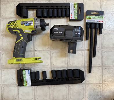 Ryobi 18+ 3/8 inch impact wrench