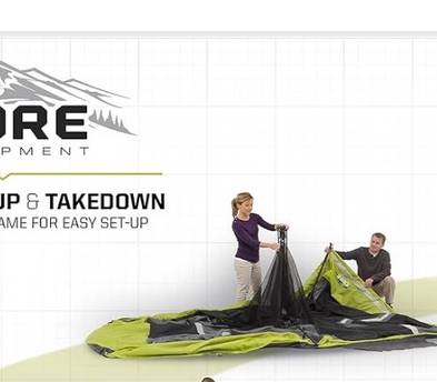 Core 9 Person Instant Tent