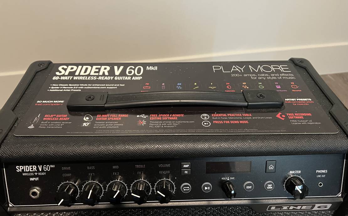 Rent Line 6 Spider V60 60-Watt wireless-ready guitar amp in