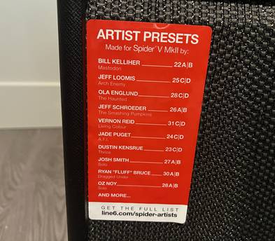 Line 6 Spider V60 60-Watt wireless-ready guitar amp