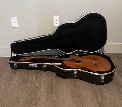 Handcrafted flamenco style guitar. Perfect for ripping or small hands