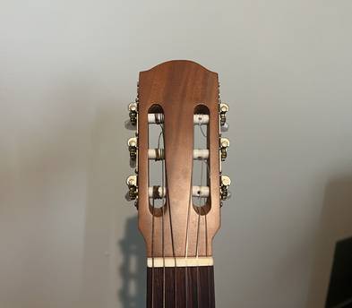 Handcrafted flamenco style guitar. Perfect for ripping or small hands