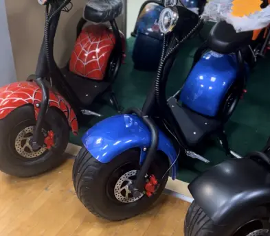 2000w E-Loco Fat Tire Electric Scooter Bike 35mph 30 per charge