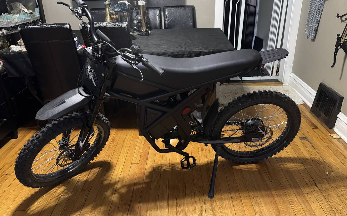 GT73 Electric Dirt Bike for Adults, 2000W Electric Dirtbike with 25" Motorcycle Tires, 1747Wh Dual Battery Electric Bike, Up to 37 MPH & 85 Mile Long Range, Dual Hydraulic Brakes & Full Suspension
