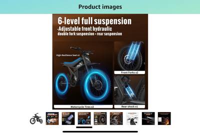 Rent GT73 Electric Dirt Bike for Adults, 2000W Electric Dirtbike