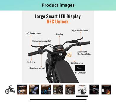 GT73 Electric Dirt Bike for Adults, 2000W Electric Dirtbike with 25" Motorcycle Tires, 1747Wh Dual Battery Electric Bike, Up to 37 MPH & 85 Mile Long Range, Dual Hydraulic Brakes & Full Suspension