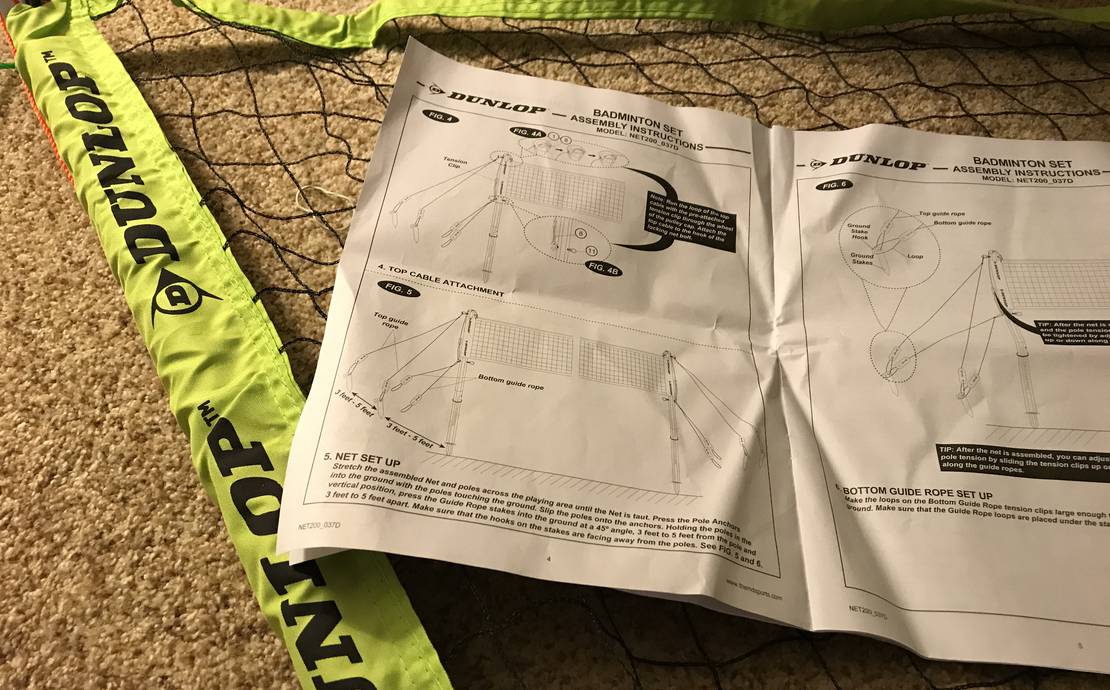 Badminton set