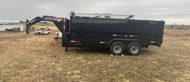 16k Gooseneck Dump Trailer